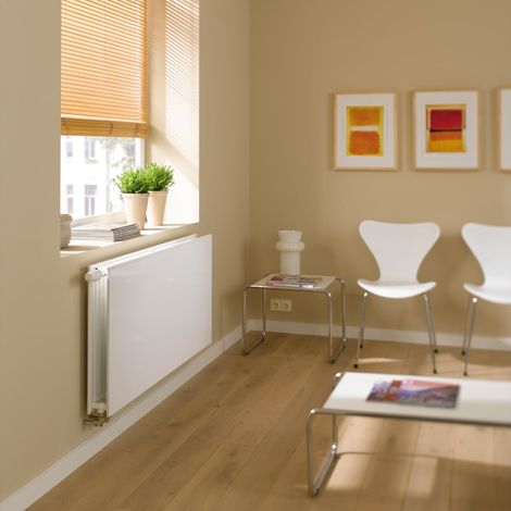Kermi Therm-x2 Plan Hygiene-Ventilheizkörper Typ 30 405x605mm Ventilposition rechts PTV300400601R1K (1/4)