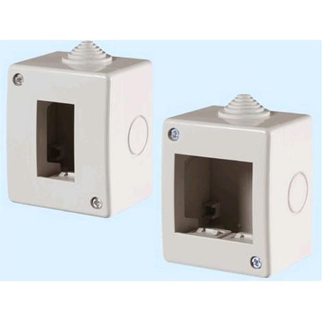 Scatole per portafrutti IP40 Art. 4122 - 2 posto Conf. 5 Pz