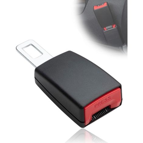 Prolunga per cintura di sicurezza auto - Set da 2 - Cinture di sicurezza auto - Fibbia per auto - Prolunga - Cintura di sicurezza - Universale - Cintura per gravidanza - Sicurezza - Clip per cintura (1/4)