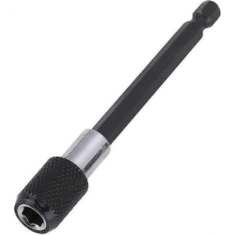 1 rallonge de tournevis magnétique porte-embout 1/4" à tige hexagonale 60/100/150 mm (100 mm - noir) Visitez la boutique Walfront (1/5)