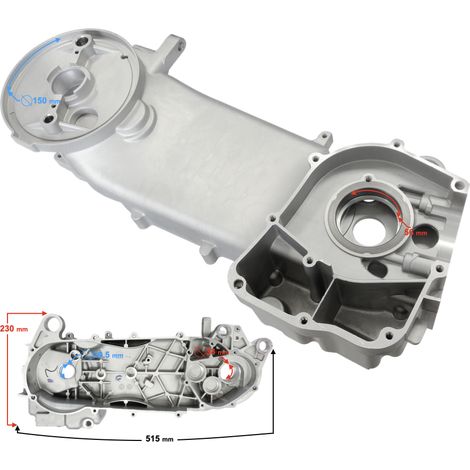 Carter motore sinistro Falcon 125 (1/3)