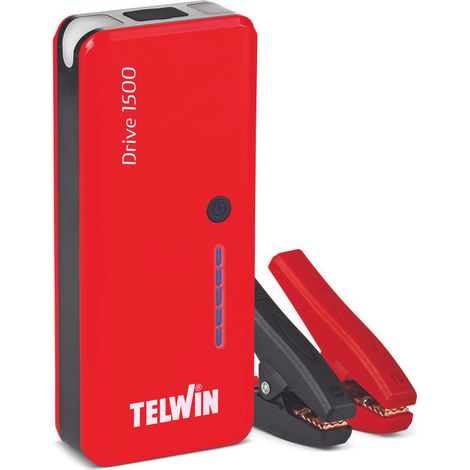 AVVIATORE/POWER BANK DRIVE 1500 12V CON 2 PORTE USB E 2 LUCI    TELWIN