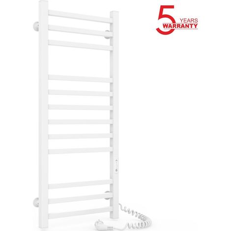 Toallero eléctrico IMIDZ 350x900 con temporizador ECO, 190W, Blanco (1/5)