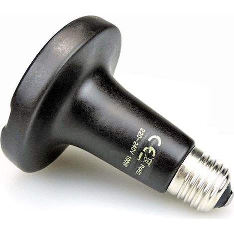 AIPERQ 25W Émetteur Radiateur Animaux Ampoule Infrarouge Chauffage en Céramique,Lampe de Reptile pour Amphibiens, Serpent, Oiseaux,Tortue, Chat, Chien (1/4)