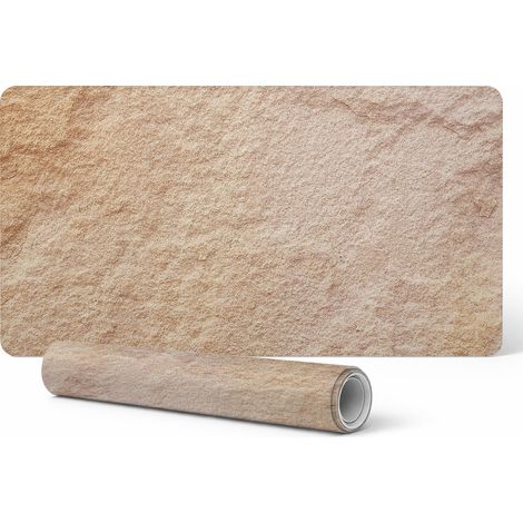 Alfombrilla de escritorio moderna para teletrabajo, textura arenisca, 100x50 cm