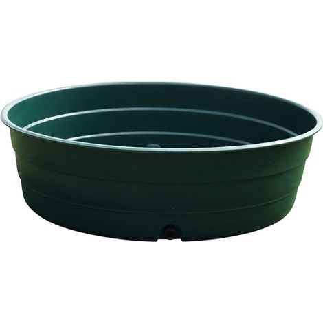 Plast'Up Rotomoulage – Abreuvoir de pâturage 1300L – Conception monobloc en polyéthylène haute densité – Résistance aux chocs – Bouchon de vidange inclus