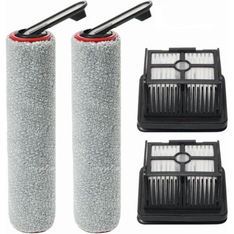 Pièces de rechange pour H40Station pour aspirateur eau et poussière, ensemble d'accessoires 2 rouleaux de brosse, 2 filtres (1/5)