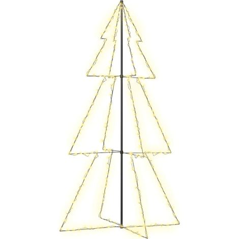 Arbre de Noël，Sapin de Noël cône 300 LED d'intérieur/d'extérieur 120x220 cm CFW84894 (1/5)