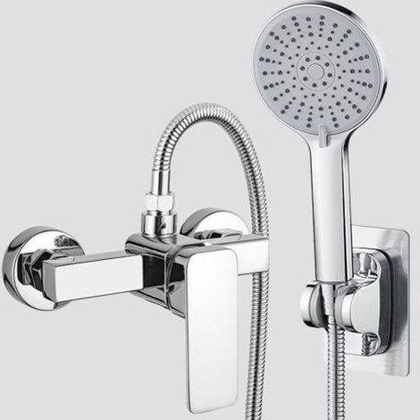 Ensemble de mitigeur de douche, robinet de douche avec douchette- (1/2)