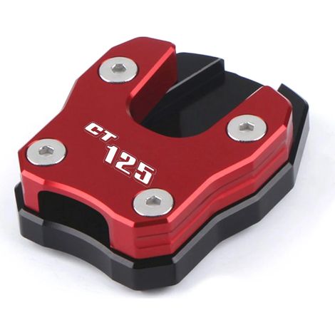 (Rouge) Compatible avec HONDA CT125 Hunter Cub CT125 2020 2021 2022 Accessoires Béquille Pied Béquille latérale Extension de béquille latérale Plaque de support maxpower (1/3)