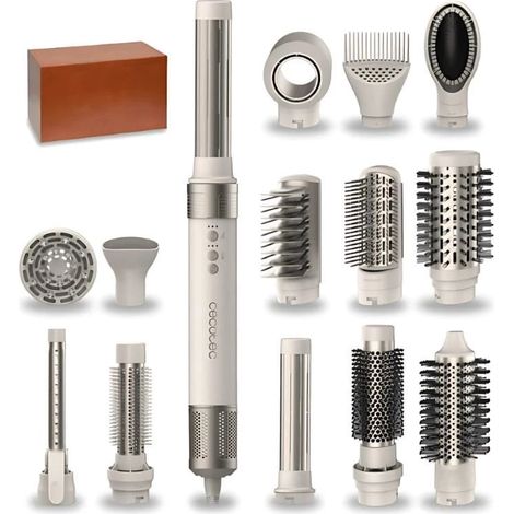Cecotec Bamba CeramicCare 14in1 AirGlam Champagne modelador multifunções