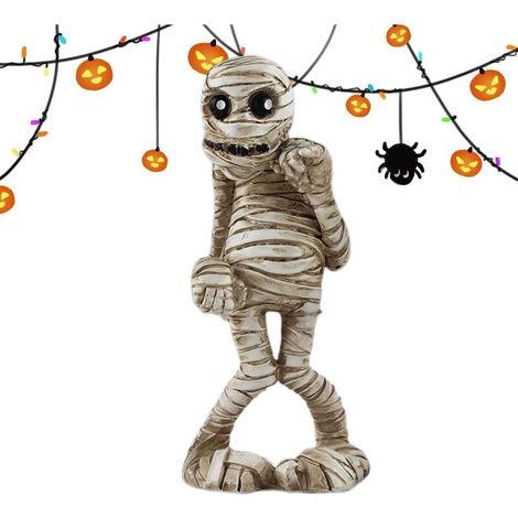 Statue Momie - Décoration Halloween Résine - Bureau Maison Centre de Table - 1 Pièce (1/5)