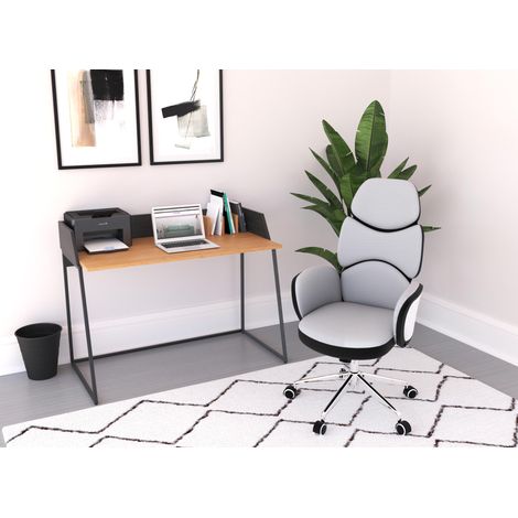 Fauteuil de bureau gris clair ALFA (1/5)