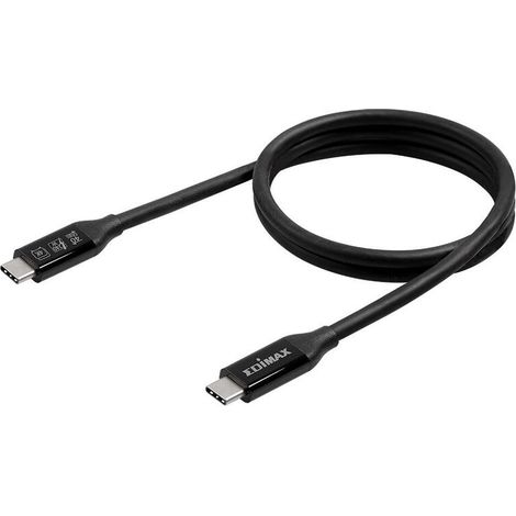 Cable Edimax Thunderbolt3 Usb Tipo C/M - Usb Tipo C/M 1,0M (1/3)