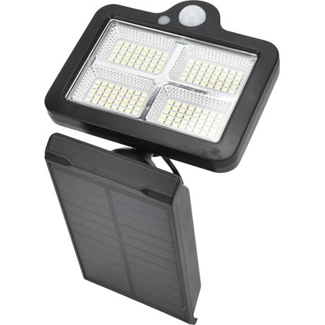 Solar-Wandleuchte mit Bewegungsmelder, wasserdicht (IP65), 160 LEDs, Fernbedienung, Außenstraßenleuchte (1/5)