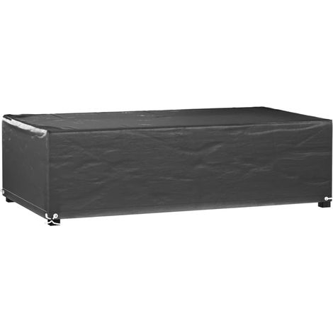 Housse de salon de jardin,Housse Table et Chaise de Jardin de Protection 8 œillets 125x70x35 cm rectangulaire -YZ734846 (1/5)