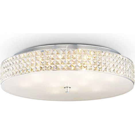 Ideal Lux Roma - Grand plafonnier à 12 ampoules au fini chrome, G9 (1/2)