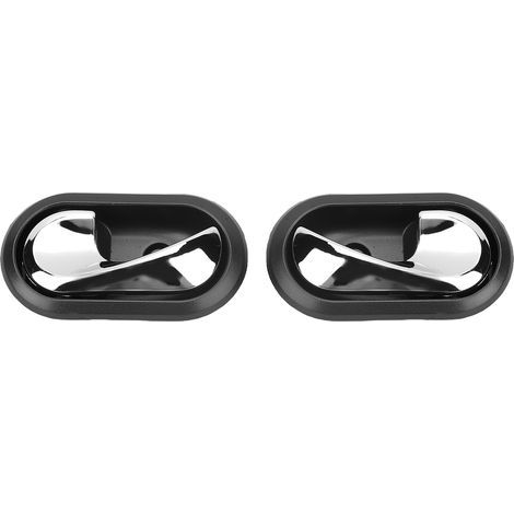 Poignées de porte intérieures chromées, 2 pièces, remplacement gauche droite 8200733847 pour Dacia Dokker Duster Lodgy Logan Sandero (1/5)