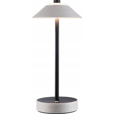 Paulmann Pellini lampe à poser beige design élégant (1/3)