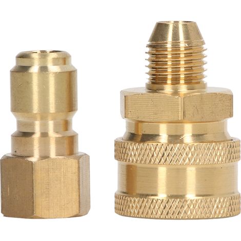 Raccords pour nettoyeur haute pression 5000 PSI, adaptateur de tuyau pour machine à laver, connecteurs mâle et femelle, filetage M14 x 1,5 mm, prise à bouchon.