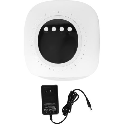 Lampe UV LED professionnelle pour ongles, séchage rapide, machine à polymériser le vernis, 100240V, prise américaine, blanc, plastique (1/5)