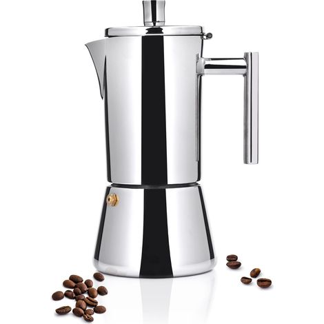 Caffettiera a pressione Barista, acciaio, 300 ml, duka (1/2)