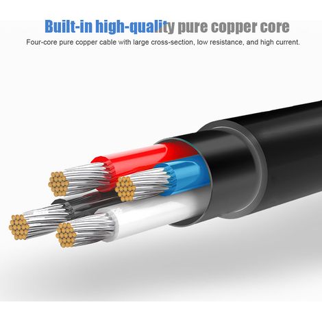 Câble USB-C 5A Haute Vitesse en Cuivre Pur 1M pour Charge Rapide et Transfert de Données (1/4)