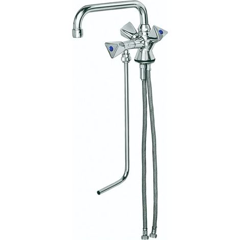 Wasserhahn, Küchenarmatur, Wasserarmatur - Mischbatterie, Model „BRUSE“, für 1 Becken Hochdruck