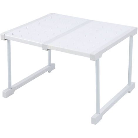 Étagères à plusieurs niveaux pour armoires, organiseur de rangement avec étagères extensibles pour armoires et meubles à chaussures (1/5)