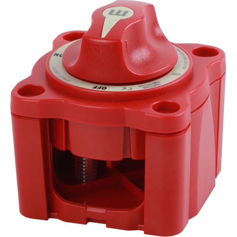 12V bis 48V Batterieschalter für Boote, 300A, Rot, Hauptbatterie-Trennschalter für Wohnmobile, Wohnwagen, LKWs, ATVs und UTVs (1/5)