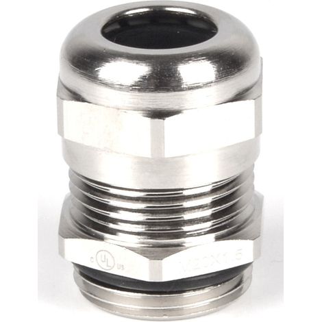Presse-étoupe PG11 en Laiton nickelé pour câble de 5mm à 10mm, avec contre-écrous, IP68 ( Prix pour Sachet de 5 )