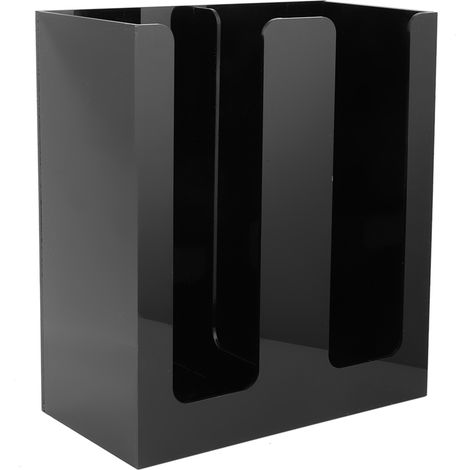 Porte-gobelets jetable pour café et thé au lait, support incliné 2 cases rangement bouteilles (1/5)