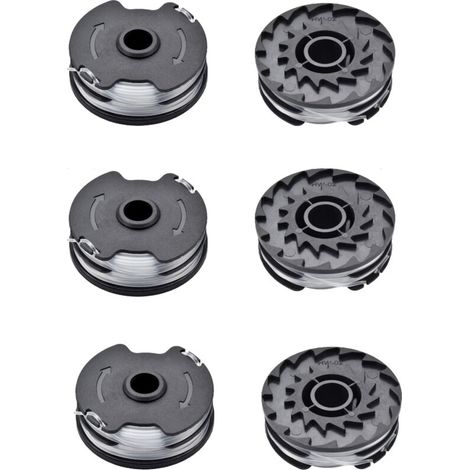 Line Spool for Parkside PRTA 20-Li A1 / B2 / C3 Replacement Line Spools for LIDL Parkside cordless brush cutter PRTA 20-Li A1 / B2 / C3, PRT 300 A1, PRT 550 A1 / A3 (6pcs)