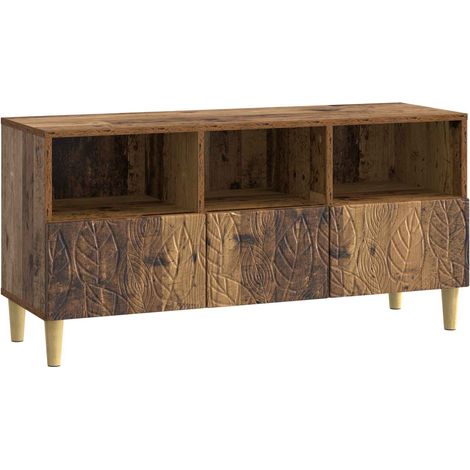 Mobile TV 102 x 34,5 x 50 cm Legno antico Legno ingegnerizzato vidaXL
