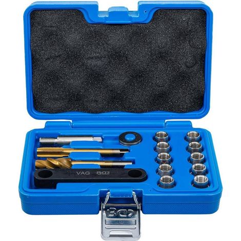 Kit de Réparation Filet de Frein M12 x 1,5 - 15 pcs - Réparation Fiable et Durable, Acier, Pro - D-Work