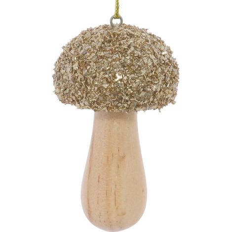 SDN MADERA CHAMPI PAILL DORE 9CM - Feeric lights & christmas (1/5)