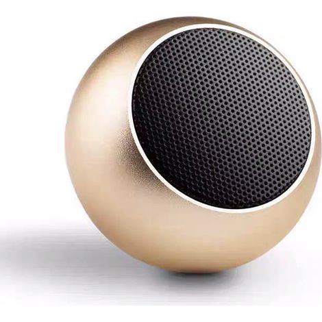 Irovami Mini enceinte Bluetooth sans fil TWS, format de poche, avec micro intégré, compatible iOS, Android et tablettes. (1/5)