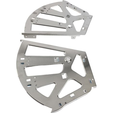 2 charnières de tiroir à chaussures en acier inoxydable pour armoire, fixations de rechange pour crémaillère Turing (3 couches) (1/5)