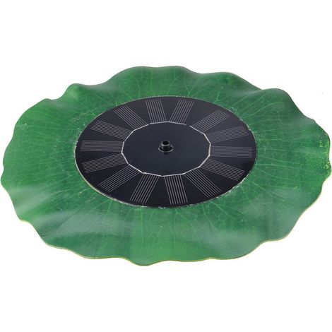 1.4W 7V solar fountain pump, garden fountain set for bird ponds, submersible pump with solar drive, suitable for bonsai on the terrace, bird ponds and small decorative water features.