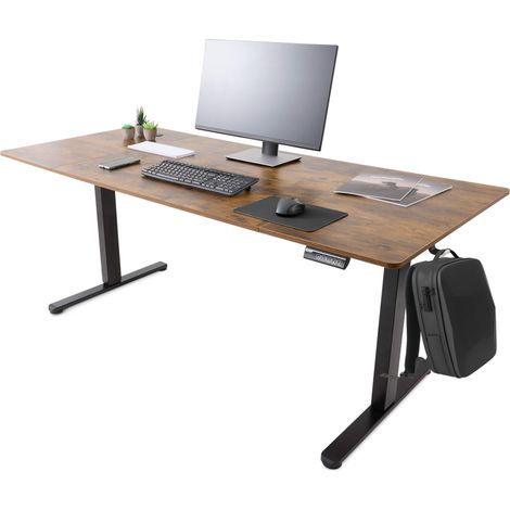 AREBOS höhenverstellbarer Schreibtisch elektrisch 160 x 80 cm mit Memory Funktion (1/5)