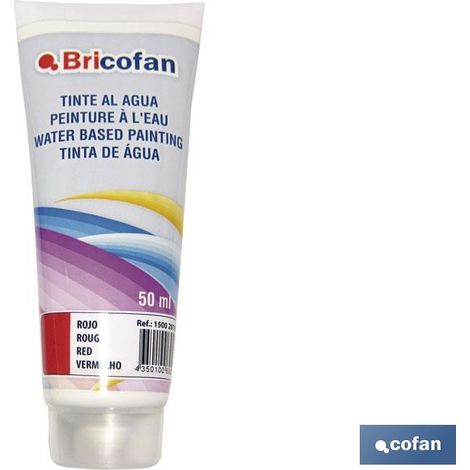 Tinte Al Agua Oxido Rojo 50ml