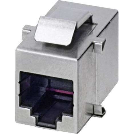Embase Phoenix Contact VS-08-BU-RJ45/BU 1689064 Adaptateur/prolongateur encastrable Nombre de pôles: 8P8C 1 pc(s) (1/2)