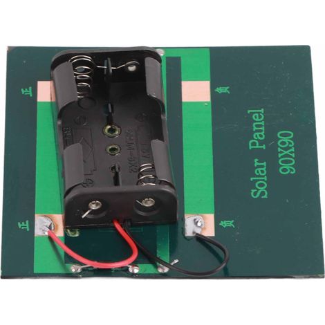 Chargeur panneau solaire 1W DC4V, module de charge pour piles rechargeables 2xAA 1.2V, alimentation batterie étanche (1/5)