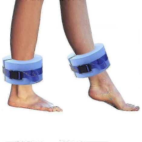 Poignets aquatiques Poids de natation Aérobic Eau Flotteur Manches Ensemble d’exercices de fitness (2pcs, bleu) (1/5)