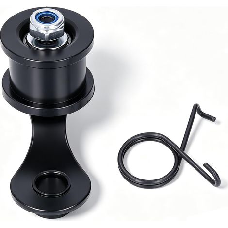 Motorcycle Chain Roller, Chain Roller Tensioner, Motorcycle Chain Guide Pulley Tensioner Slider with Spring for Quad Quad Scooter (1/5)