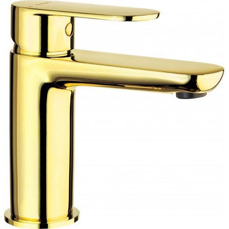 Grifo para lavabo Alpinia, dorado deante
