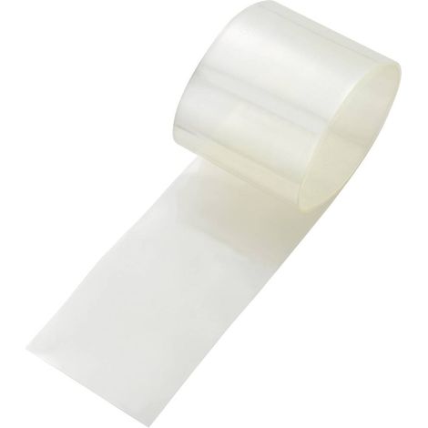 TRU COMPONENTS 93014c87e Termoretraibile per batterie senza colla Trasparente 130 mm 65 mm Restringimento:2:1 1 pz.