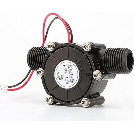 DC 12V 10W Water Generator, Micro Turbine Water Pump Mini Water Turbine Generator Hydroelectric Power Generator, for Garden Hose Pipe LED Lighting