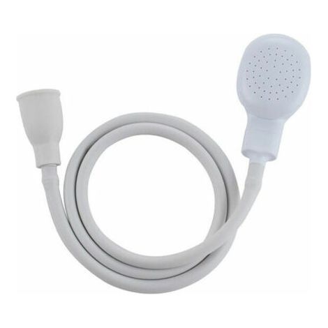 Douchette Robinet pour Mélangeur Plastique, Douchette Tuyau Lavabo Universelle Adaptable sur Robinet, Douchette Coiffure à domicile, Bain Bébé, Animal, WC (1.3M/51.18inch)
