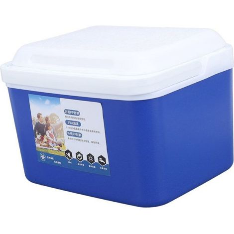 Glacière portative Glacière portable de 5 L, grande capacité, multifonctionnelle, garde la fraîcheur jardin cuisine Bleue (1/4)
